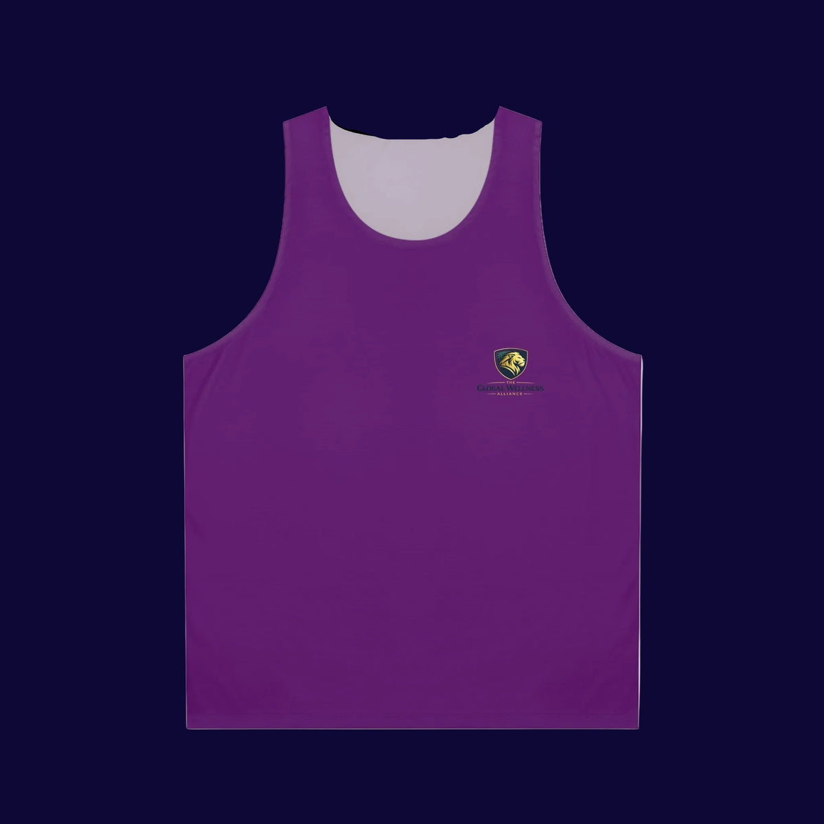 Purple Crest Logo Tank Top