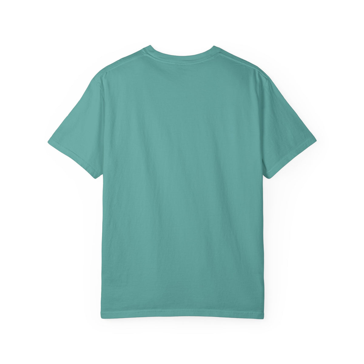 Minimal Cream T‑Shirt with Small Shield Logo — Casual Everyday Tee