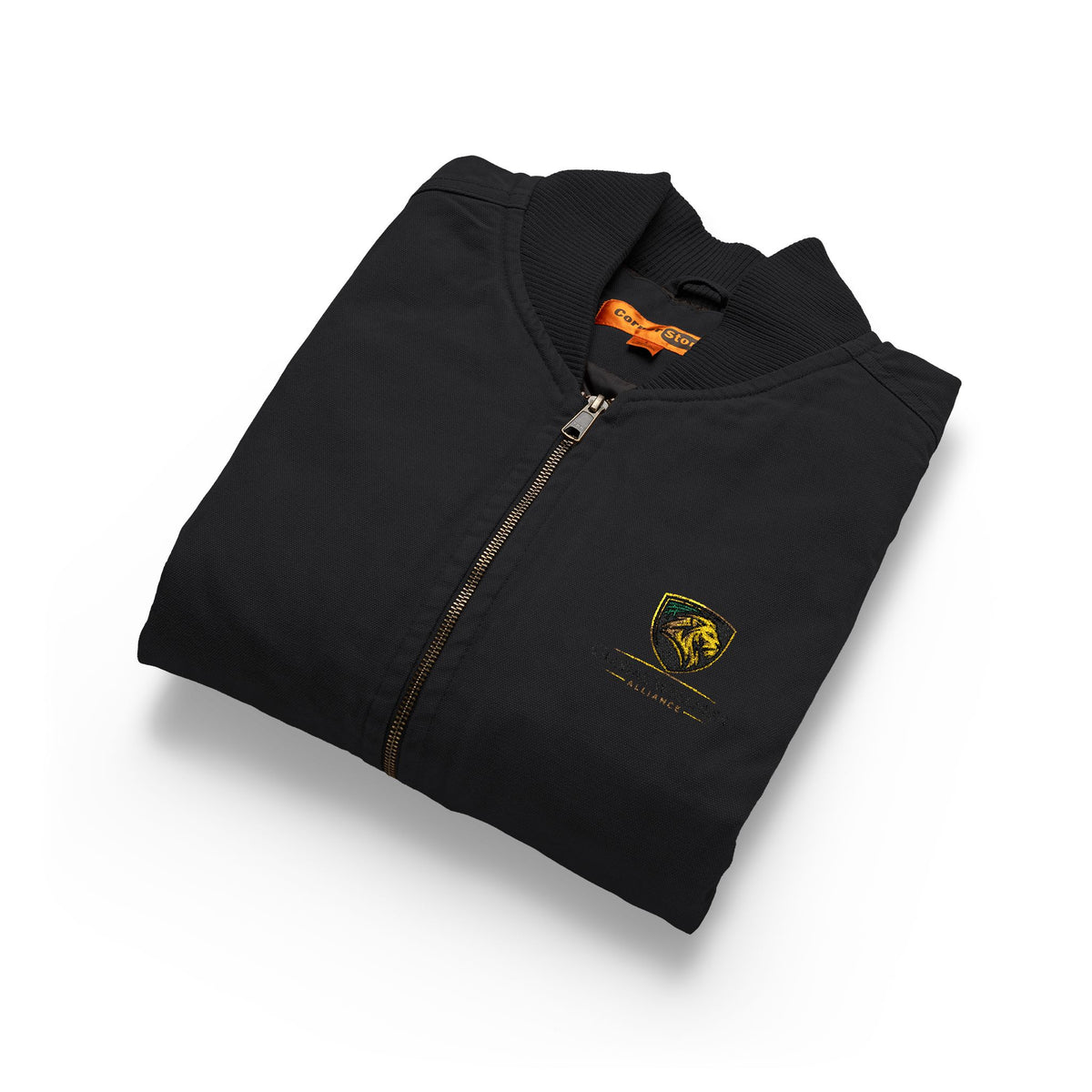 Embroidered Washed Duck Cloth Work Vest — Durable Utility Vest with Chest Logo