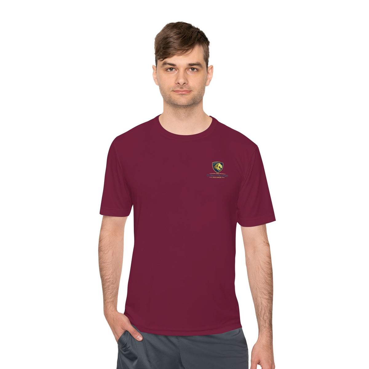 'To More' Moisture-Wicking Tee — Casual Graphic Athletic Shirt