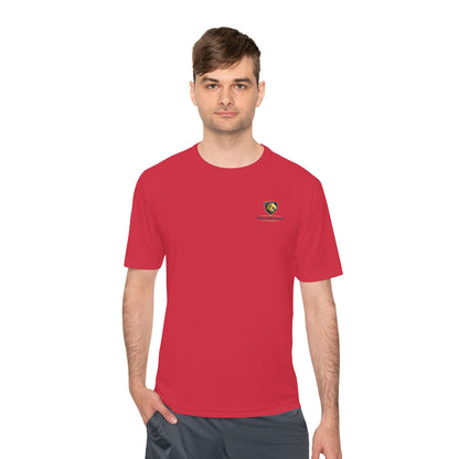 'To More' Moisture-Wicking Tee — Casual Graphic Athletic Shirt