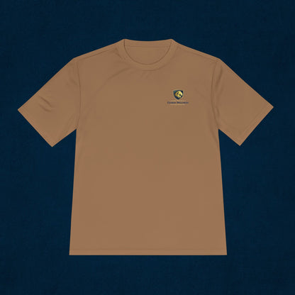 'To More' Moisture-Wicking Tee — Casual Graphic Athletic Shirt