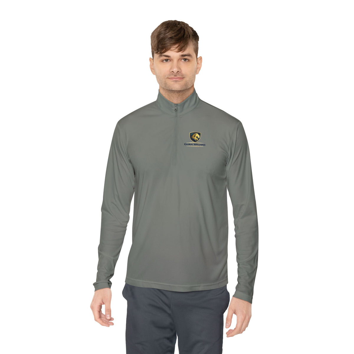 Quarter-Zip Pullover - Small Crest Logo Pullover