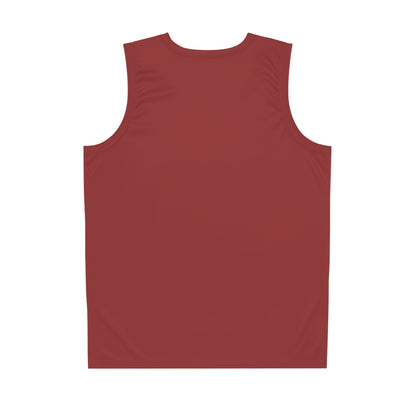Maroon Performance Basketball Jersey — Small Chest Logo
