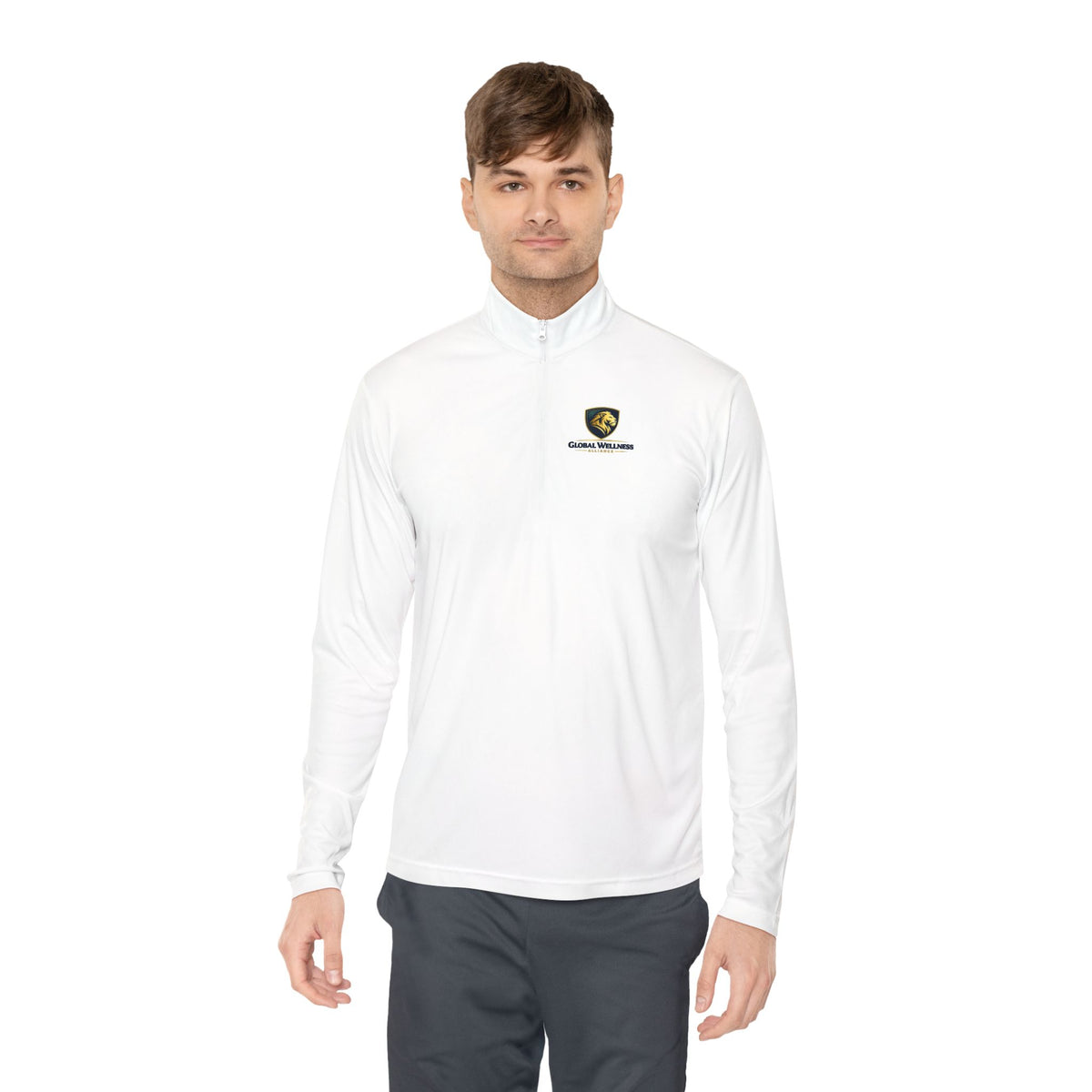 Quarter-Zip Pullover - Small Crest Logo Pullover