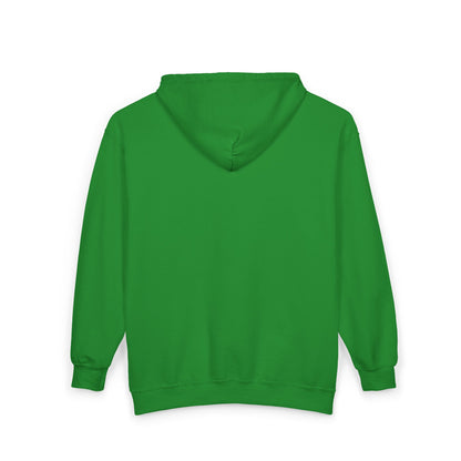 Full-Zip Hooded Sweatshirt — Classic Shield Logo "Golden Wolves"