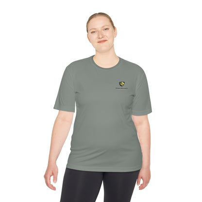 'To More' Moisture-Wicking Tee — Casual Graphic Athletic Shirt