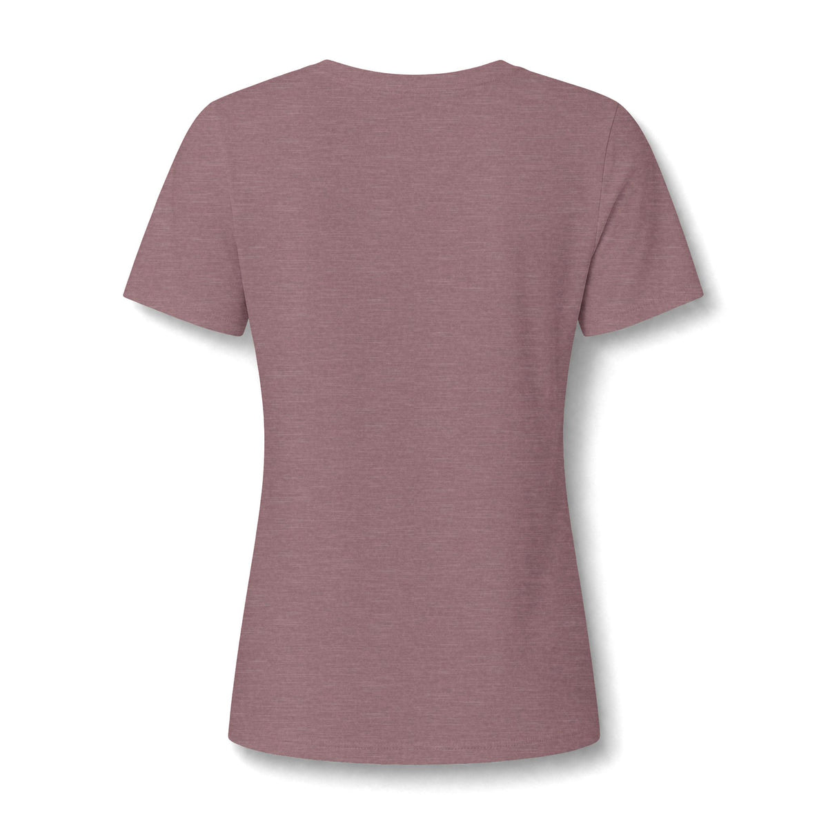 Women's V-Neck Tee — Small Chest Crest Graphic