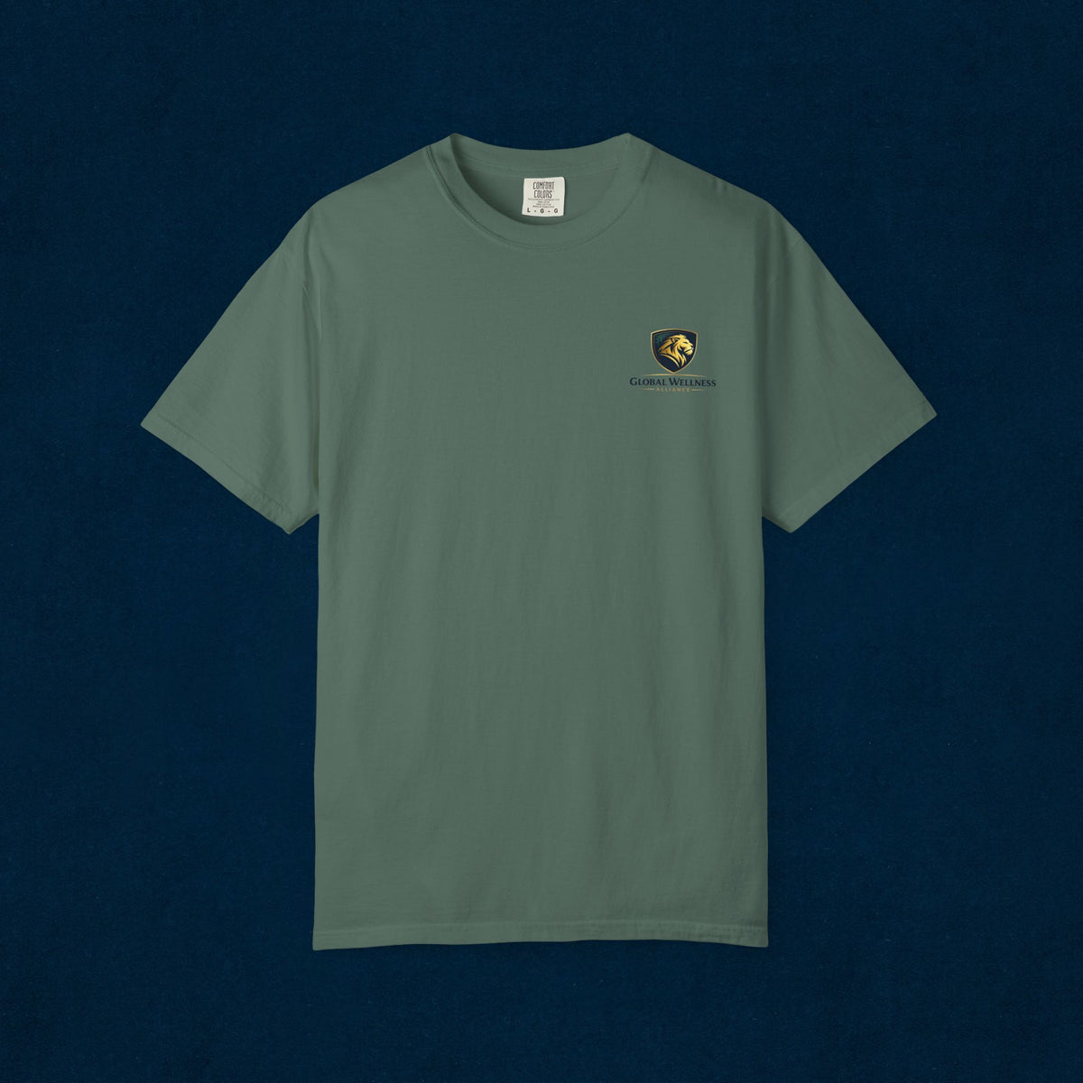 Vintage Crest T-Shirt — Gentle Waves Club Chest Logo
