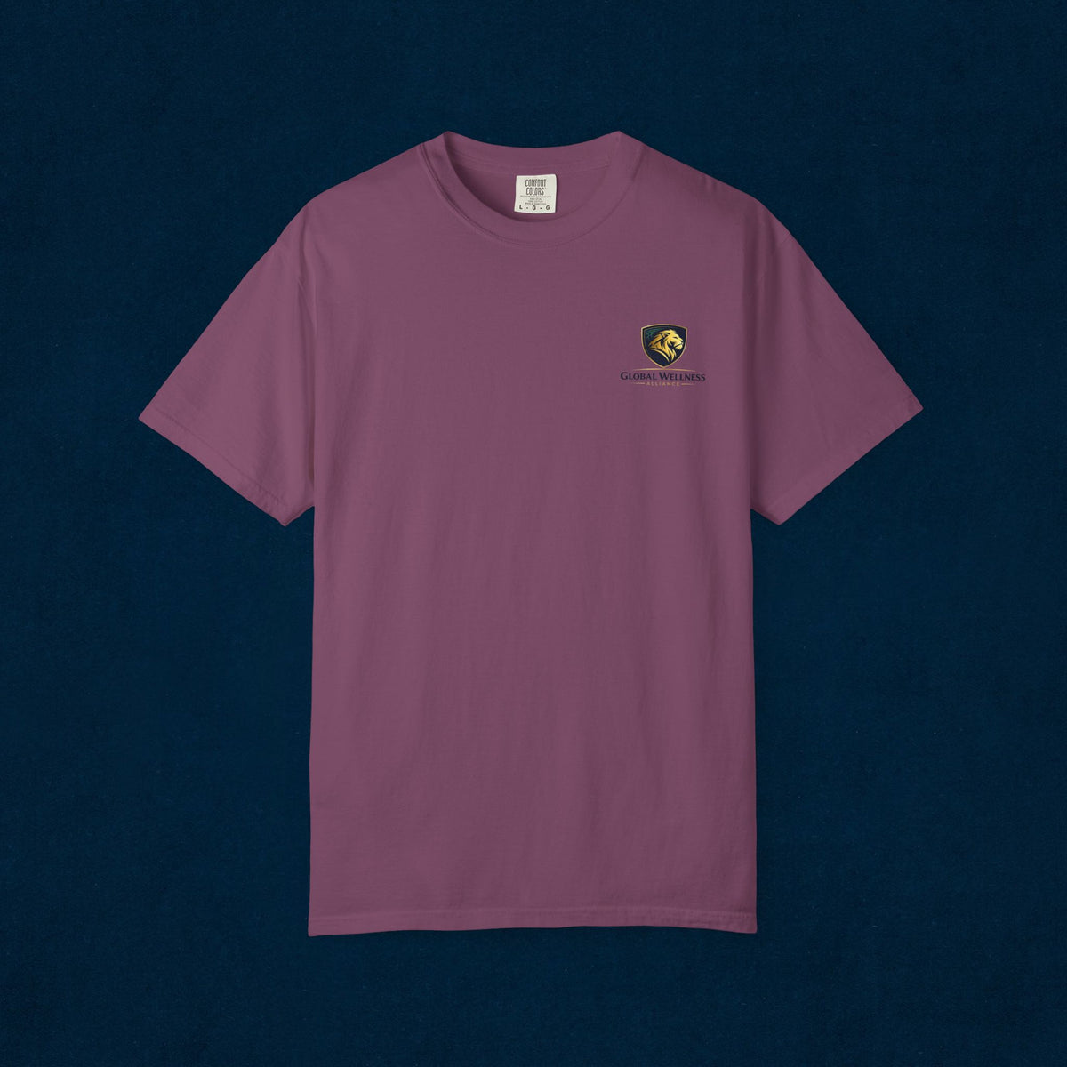 Vintage Crest T-Shirt — Gentle Waves Club Chest Logo