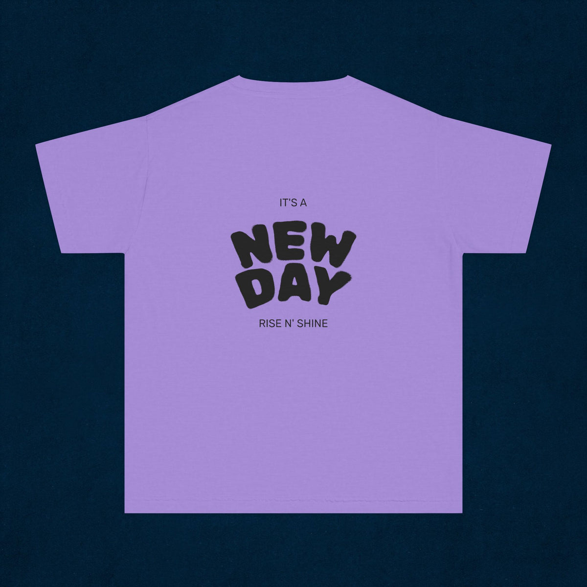 Youth Tee — "It's a New Day" Positive Graphic T-Shirt