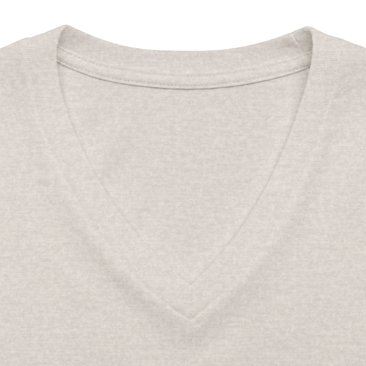 Women's V-Neck Tee — Small Chest Crest Graphic