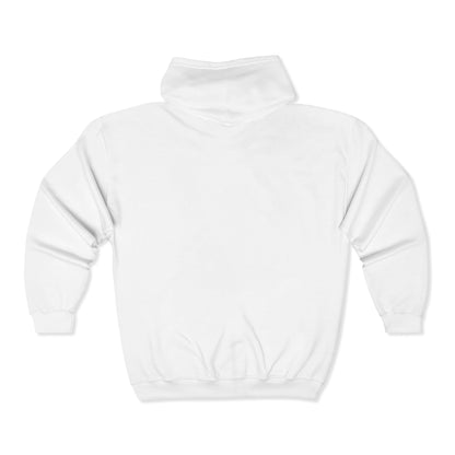 Full-Zip Hooded Sweatshirt — Classic Shield Logo "Golden Wolves"