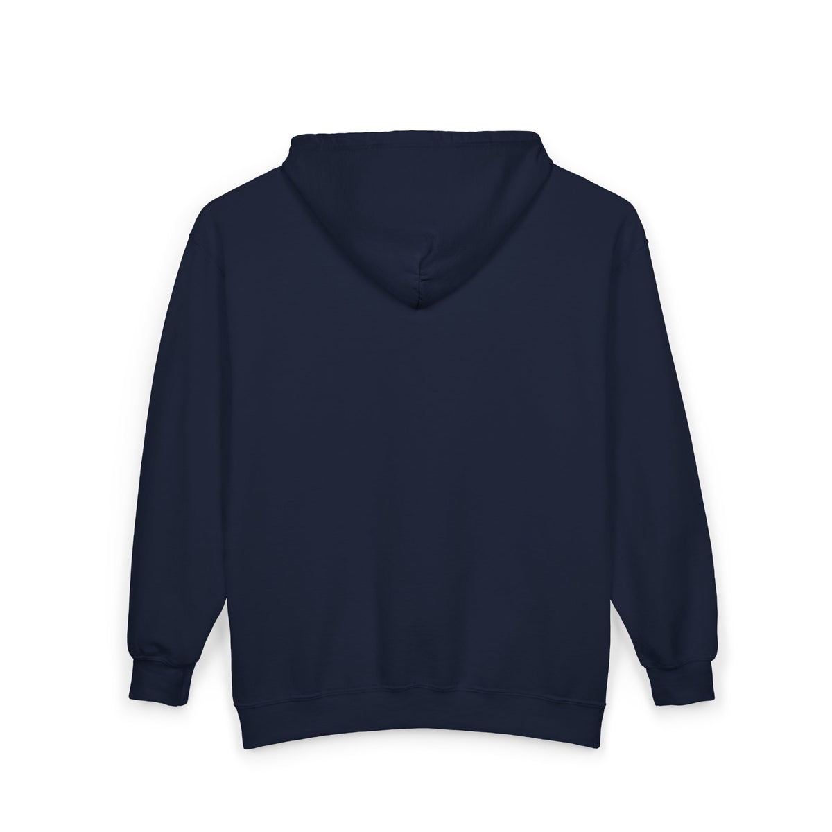 Full-Zip Hoodie with Small Crest Logo - Classic Black Zip-Up Sweatshirt