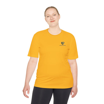 'To More' Moisture-Wicking Tee — Casual Graphic Athletic Shirt
