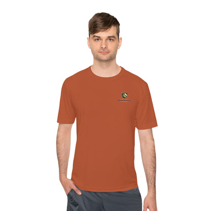 'To More' Moisture-Wicking Tee — Casual Graphic Athletic Shirt