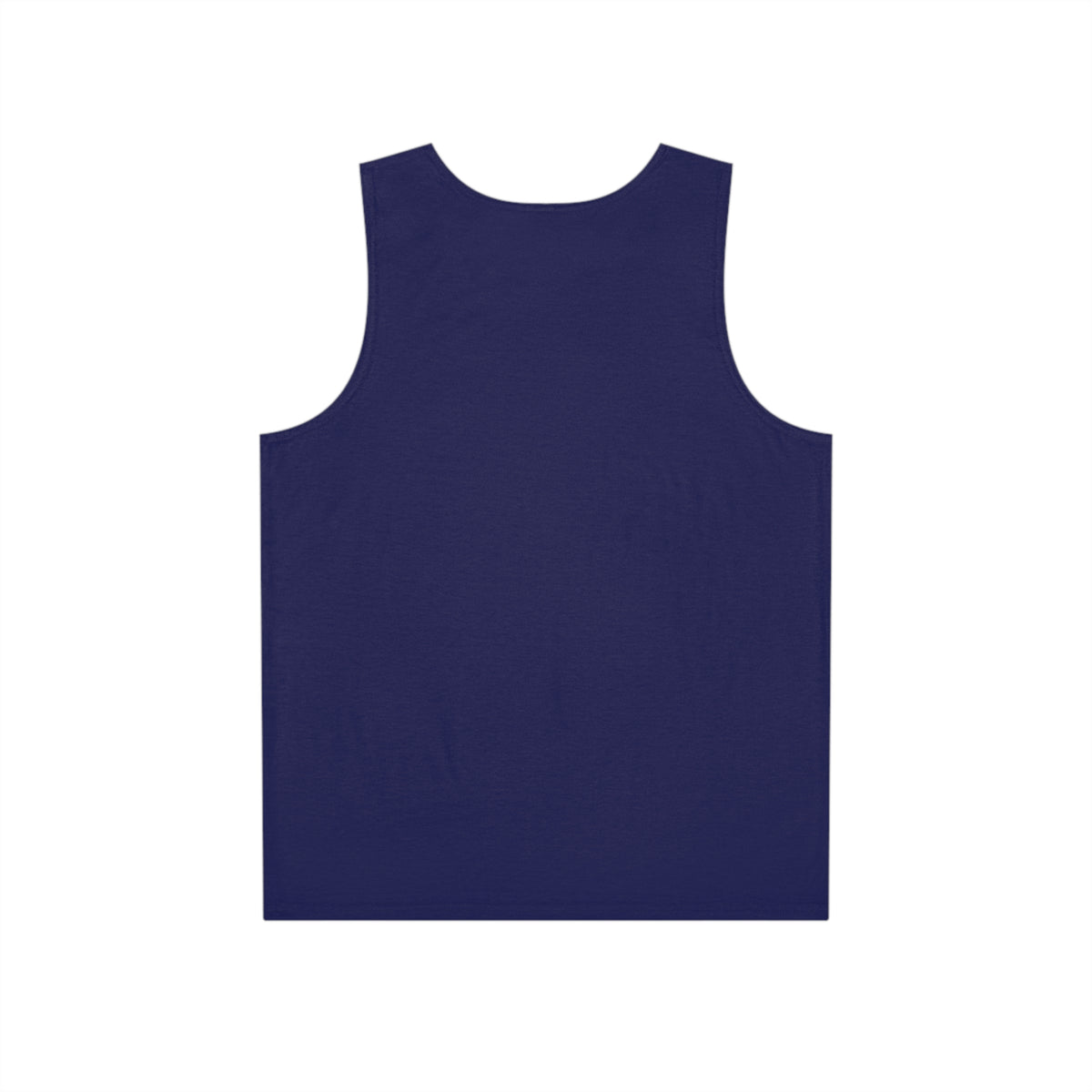 Navy Pocket Emblem Tank Top — Minimalist Men's Athletic Summer Shirt
