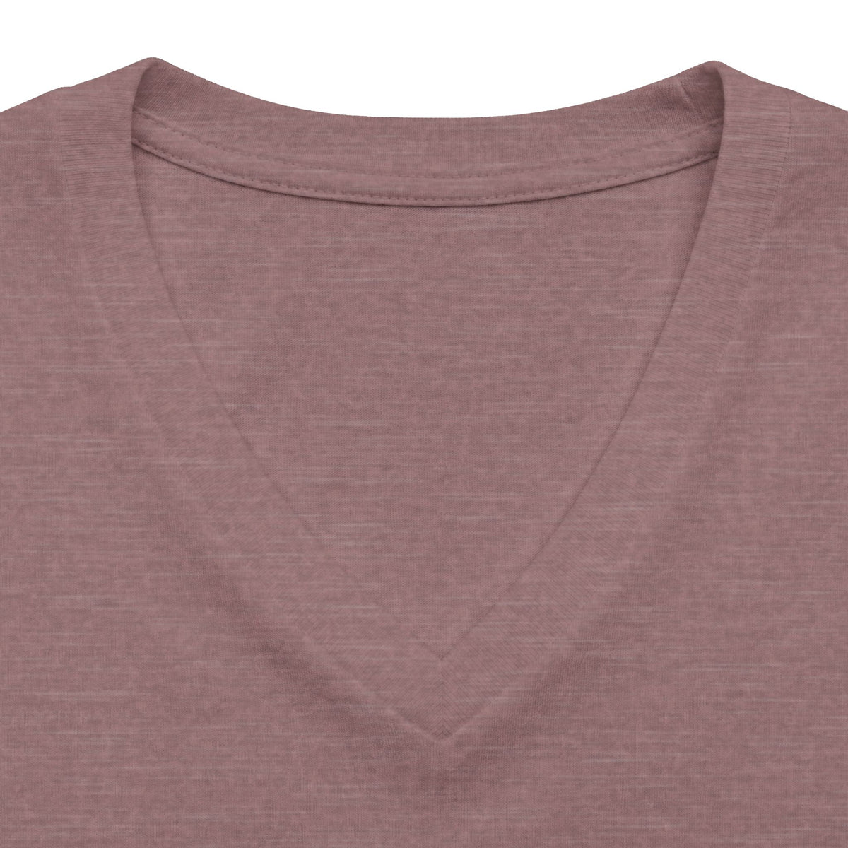 Women's V-Neck Tee — Small Chest Crest Graphic
