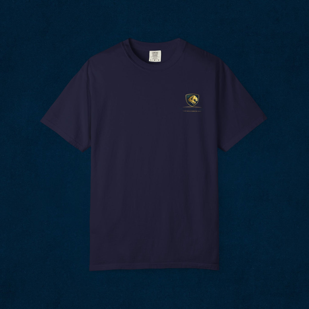 Vintage Crest T-Shirt — Gentle Waves Club Chest Logo