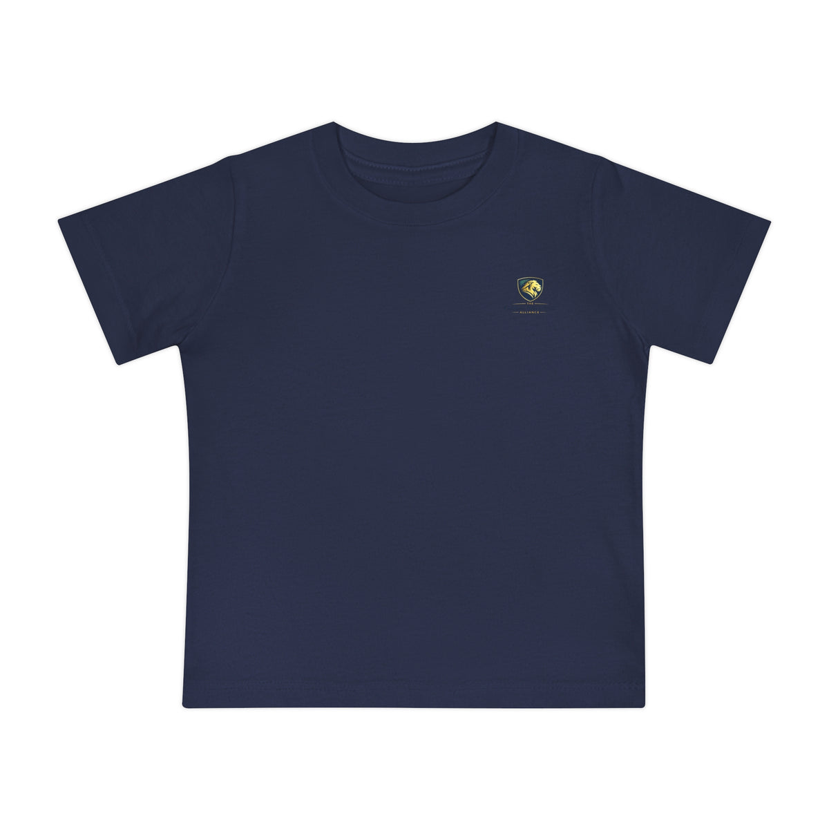 Baby T-Shirt — Yellow Mini Logo Tee (Cute Casual Infant Top)