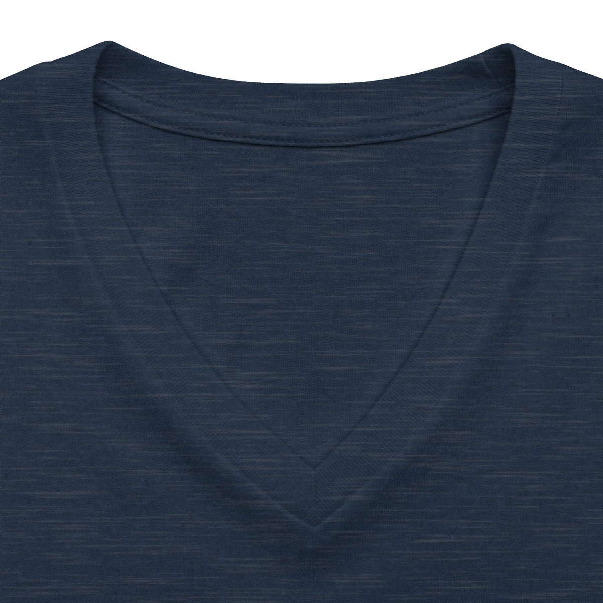 Women's V-Neck Tee — Small Chest Crest Graphic
