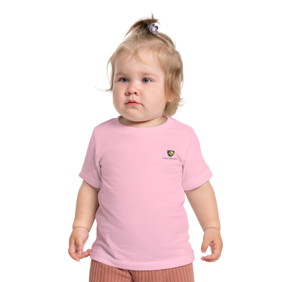 Baby T-Shirt — Yellow Mini Logo Tee (Cute Casual Infant Top)