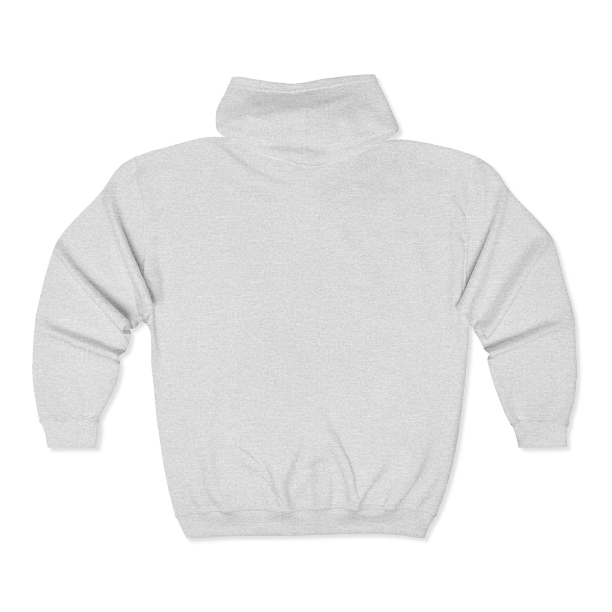 Full-Zip Hooded Sweatshirt — Classic Shield Logo "Golden Wolves"