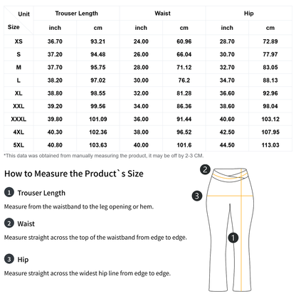 All-Over Print Women's UPF50+ Crossover Yoga Jogging Pants With Tummy Control