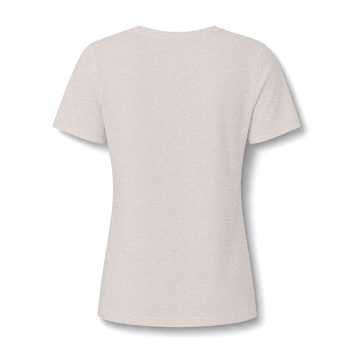 Women's V-Neck Tee — Small Chest Crest Graphic