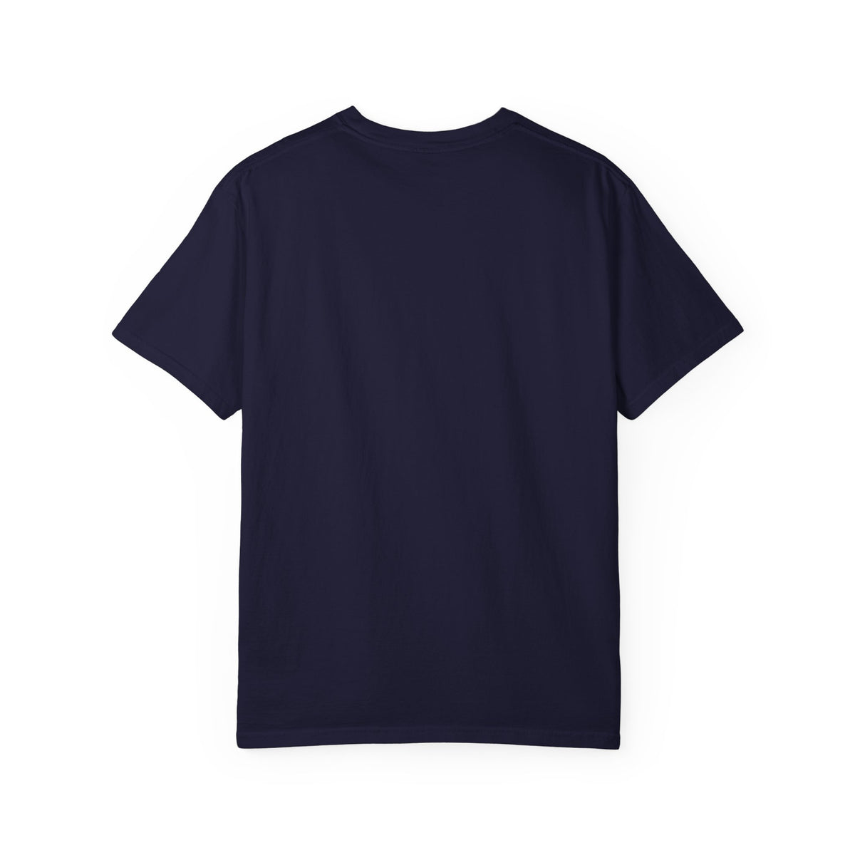 Minimal Cream T‑Shirt with Small Shield Logo — Casual Everyday Tee