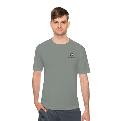 'To More' Moisture-Wicking Tee — Casual Graphic Athletic Shirt