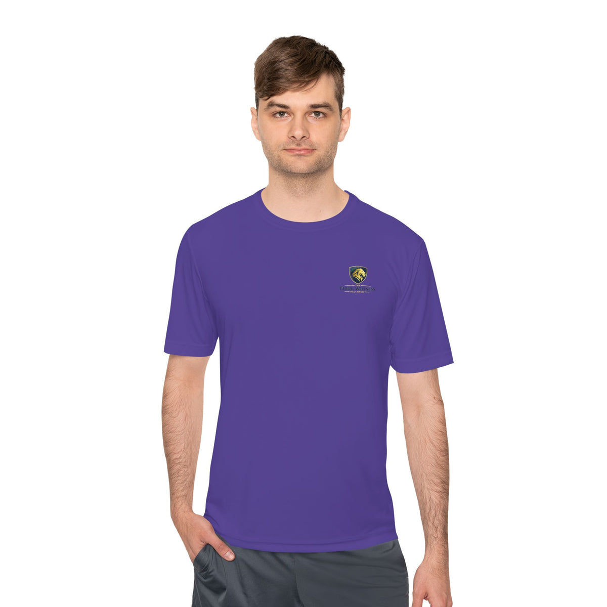 'To More' Moisture-Wicking Tee — Casual Graphic Athletic Shirt