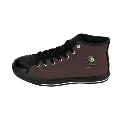 Classic High-Top Sneakers — Global Wellness Alliance Logo