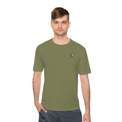 'To More' Moisture-Wicking Tee — Casual Graphic Athletic Shirt