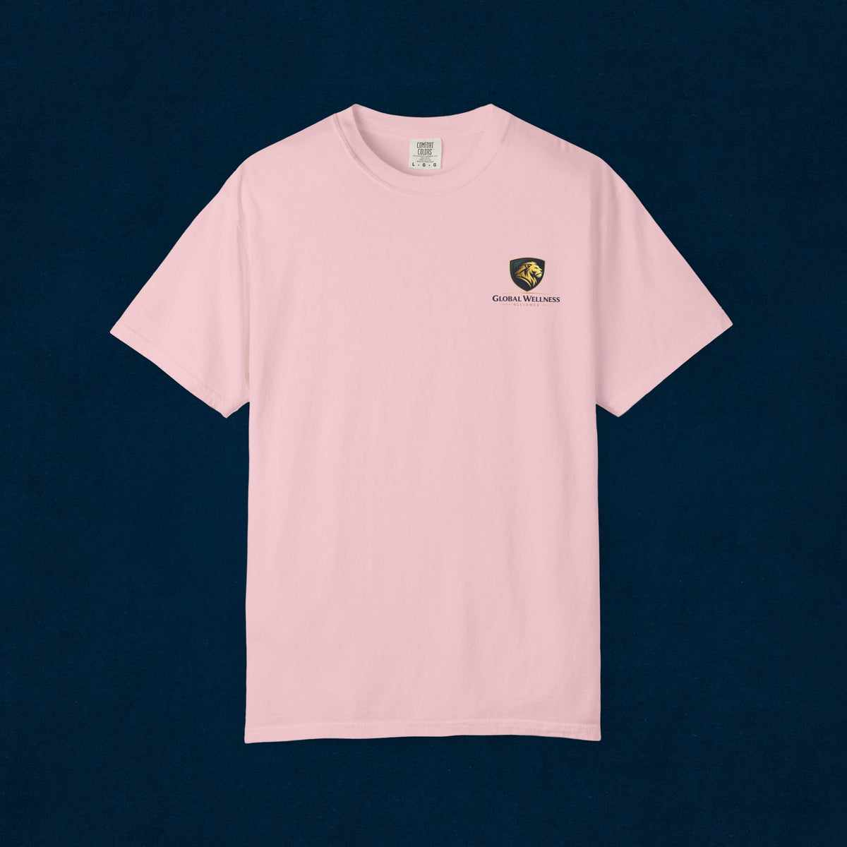Vintage Crest T-Shirt — Gentle Waves Club Chest Logo