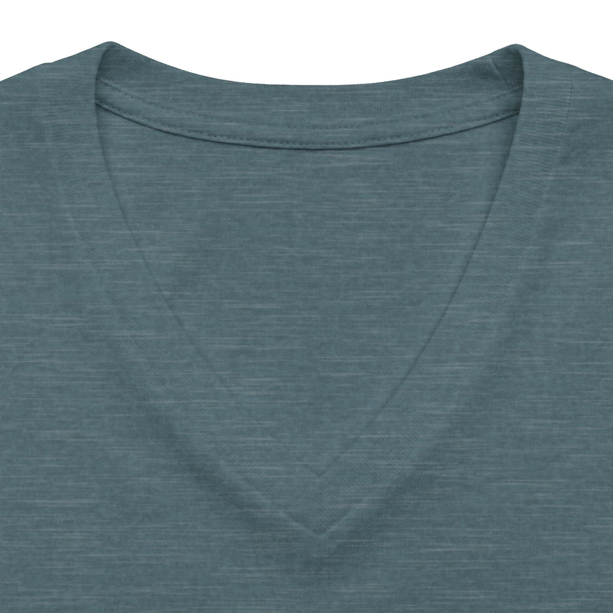 Women's V-Neck Tee — Small Chest Crest Graphic