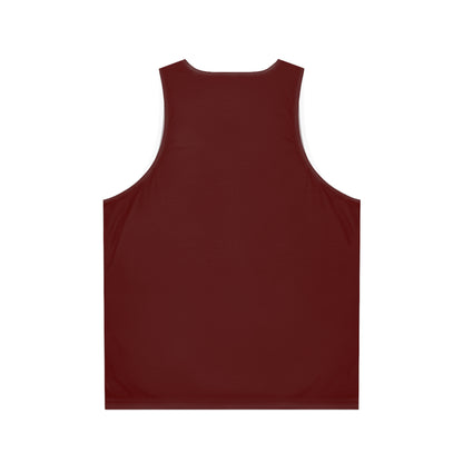 Maroon Crest Tank Top - Small Chest Emblem Athletic Sleeveless Tee