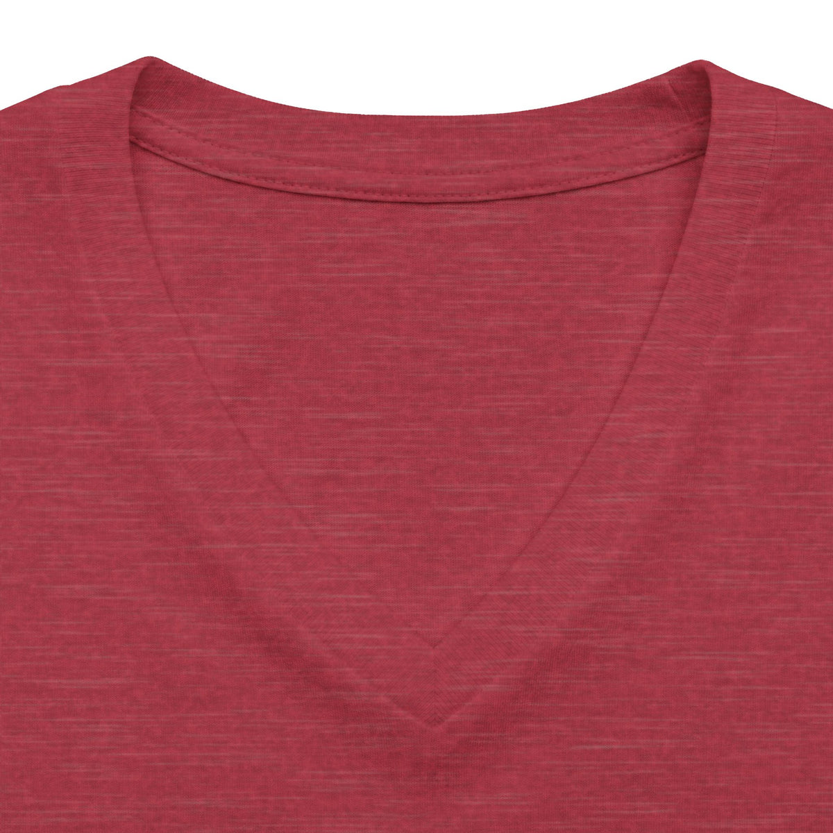 Women's V-Neck Tee — Small Chest Crest Graphic
