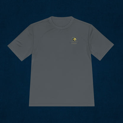 'To More' Moisture-Wicking Tee — Casual Graphic Athletic Shirt