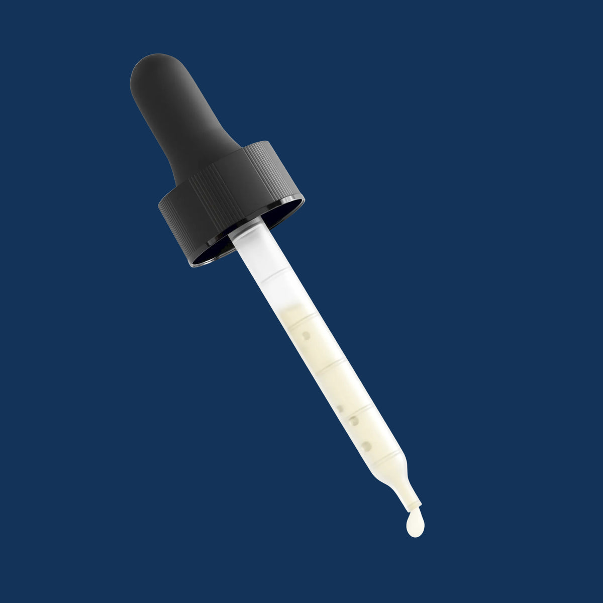 Black dropper with a clear liquid on a white background with 'suplifull' branding.