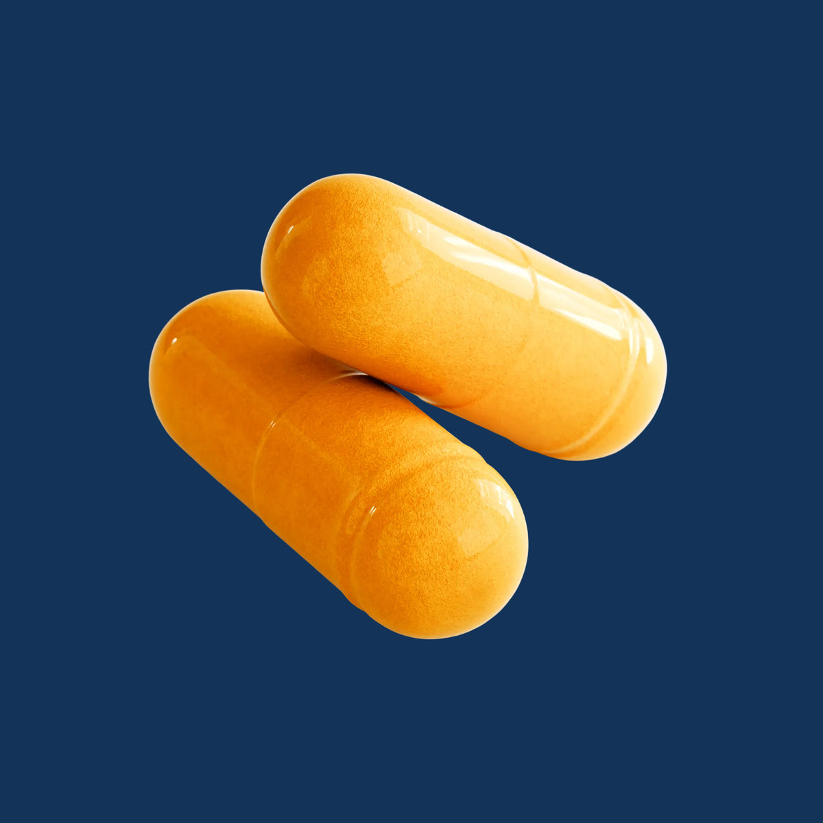 premium turmeric extract blend capsules showcasing vibrant color on a dark background